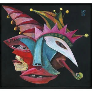 Acrylgemälde, Dirk Hille: "Janus Plus" Neu