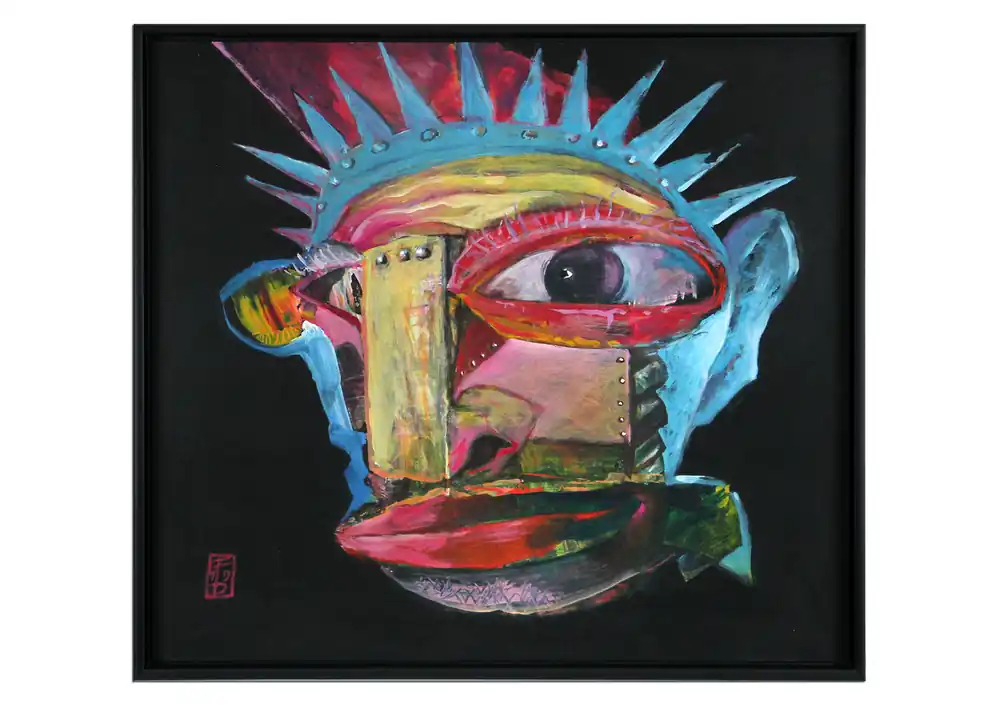 Acrylgemälde, Dirk Hille: "Gute Seite" Aktuell