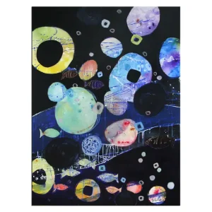 Saisonangebot Acrylgemälde, M.Kühne: "Deep blue"
