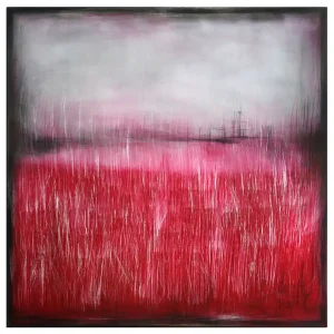 Acrylmalerei abstrakt, A. Freymuth: "Rotes Land" Jetzt Kaufen