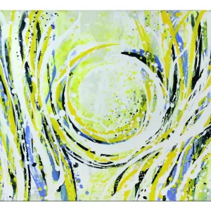 Abstraktes Acrylbild, L.Roth: "Morgenstunde" Direktkauf