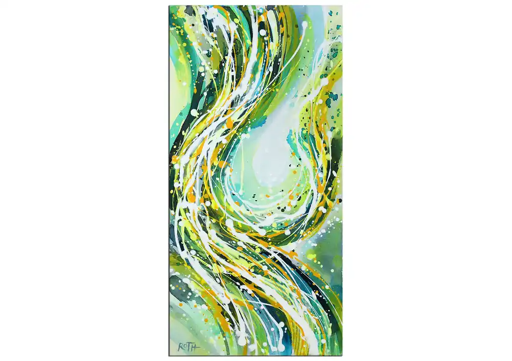 Acrylbilder, L.Roth: "Frühlingsbrise II" Ausverkauf