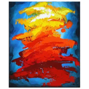 Acrylbilder, L.Roth: "Aufwärts" Echt