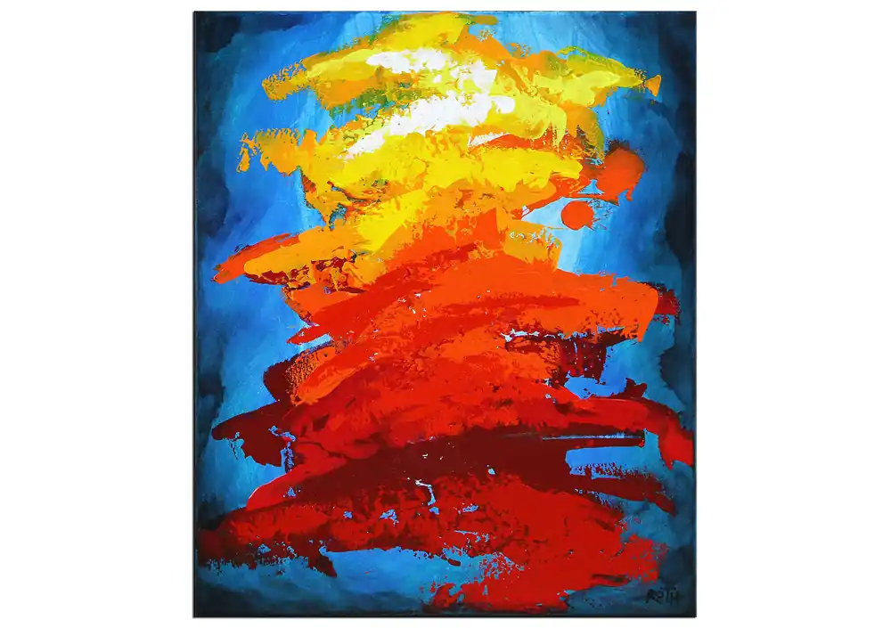 Acrylbilder, L.Roth: "Aufwärts" Echt