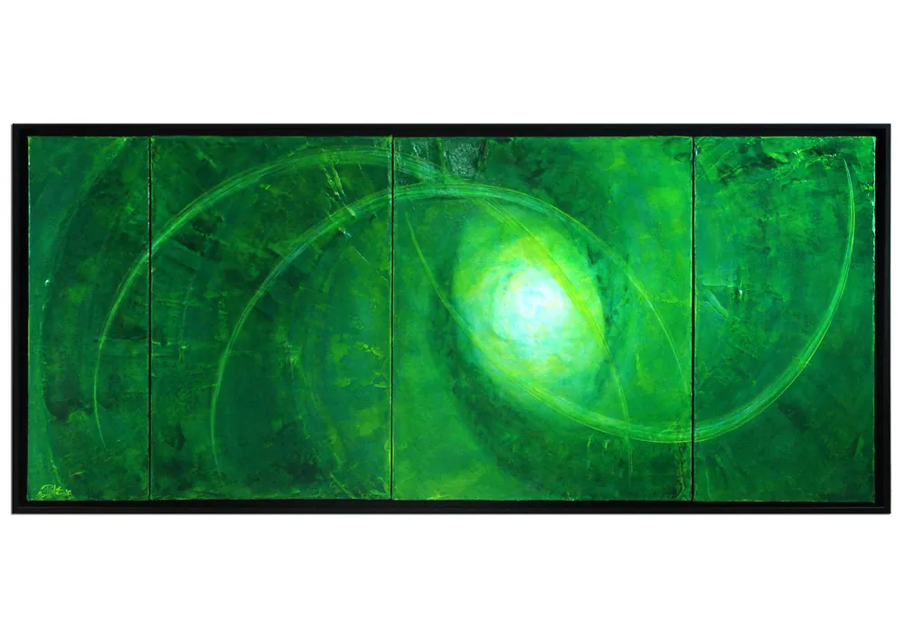 Expressversand Abstrakte Malerei, R.König: "Ourdom", Unikat/Original