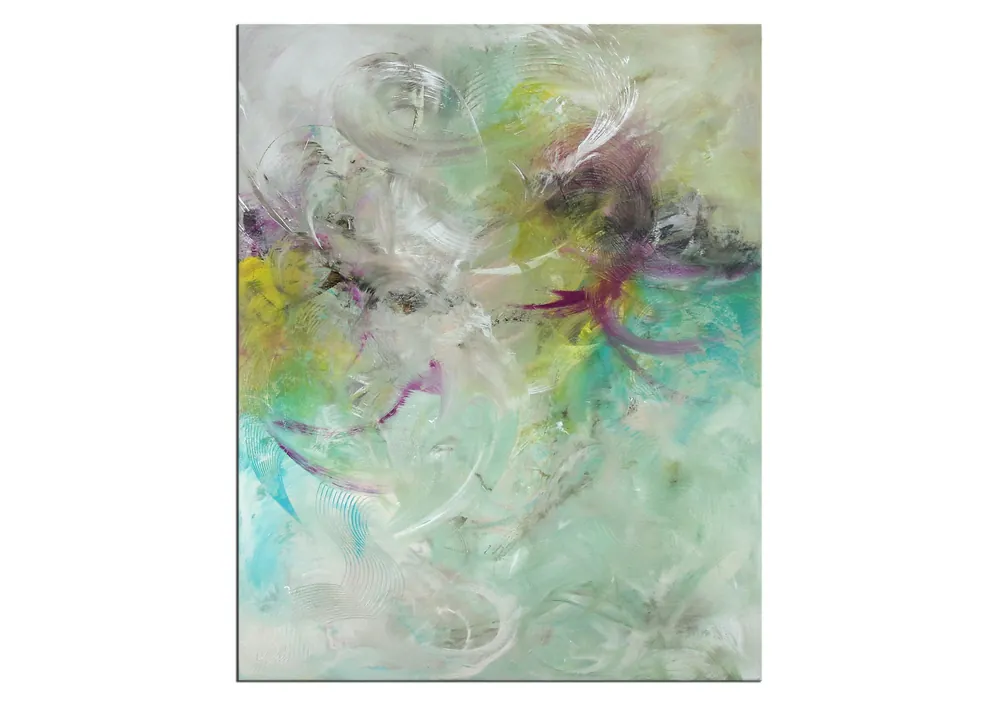 Schneller Versand Abstrakte Acrylmalerei, C. Middendorf: "Weg der Verzauberung III"