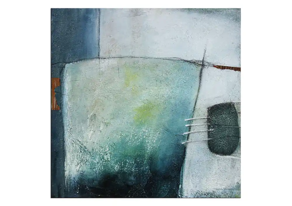 Sichere Zahlung Acrylbilder abstrakt, M.Rick: "Abstraction at the Shore"