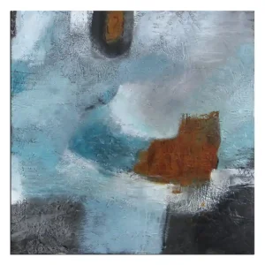 Abstrakte Acrylmalerei, M.Rick: "Winterklänge" Sofort Bestellen