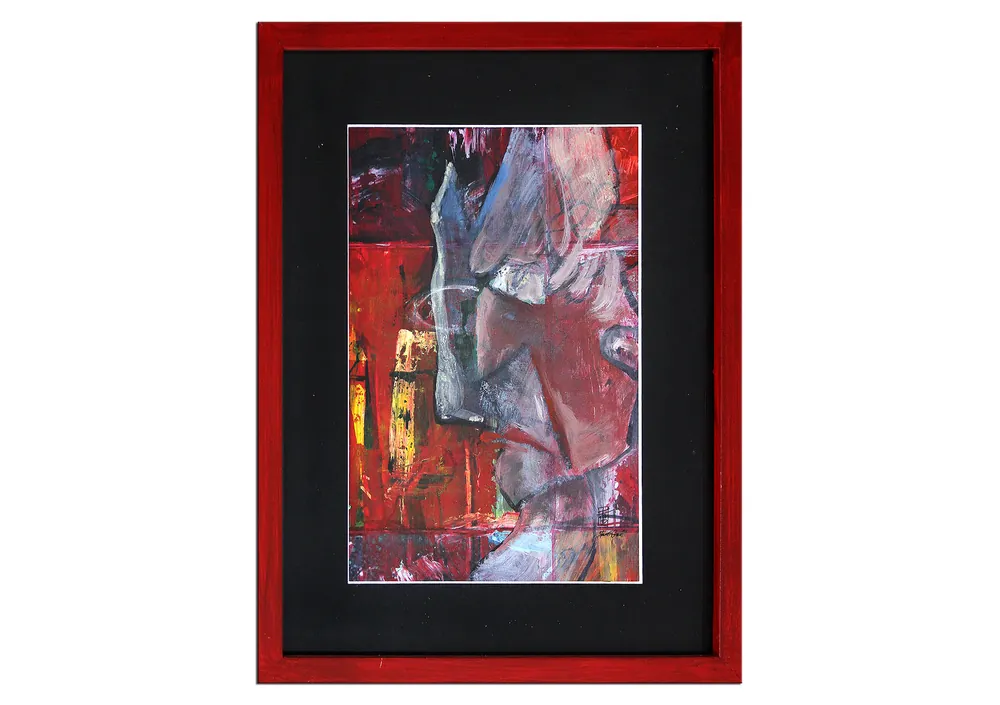 Acrylgemälde, Dirk Hille: "Stadtgier" Neu Im Sortiment