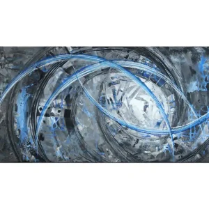 Neue Ware Gemälde abstrakt, R.König: "Liquid Ice I"