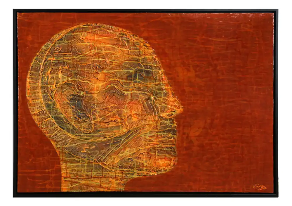 Acrylgemälde, A.Garbe: "Modifizierter Götze", Originalgemälde (Unikat) Jetzt Kaufen