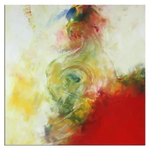 Ausverkauf Abstrakte Acrylmalerei, C. Middendorf: "Lebensringe I"