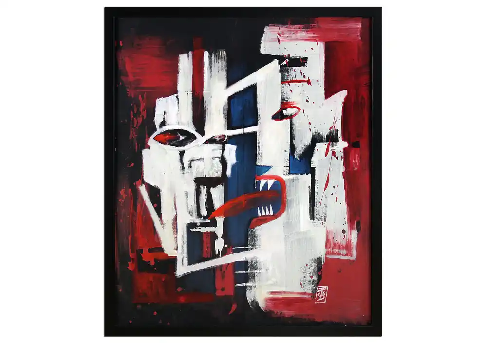 Acrylgemälde, Dirk Hille: "Disputanten" Sale