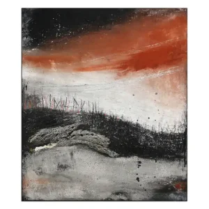 Acrylbilder abstrakt, M.Rick: "Fundstück" Ausverkauf