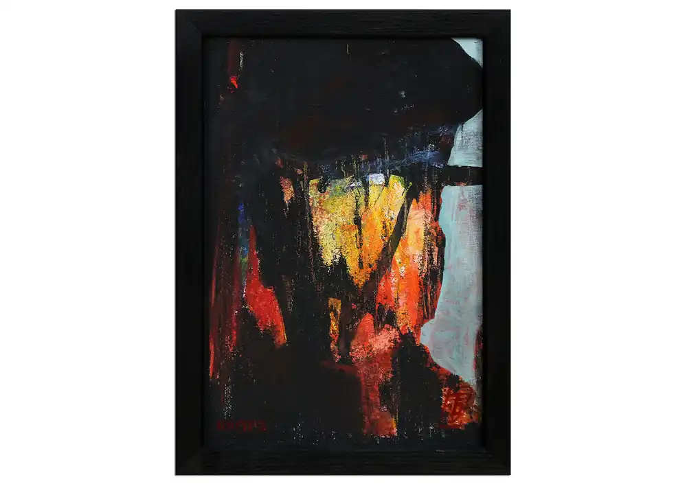 Acrylgemälde, Dirk Hille: "Gomez" Neue Ware