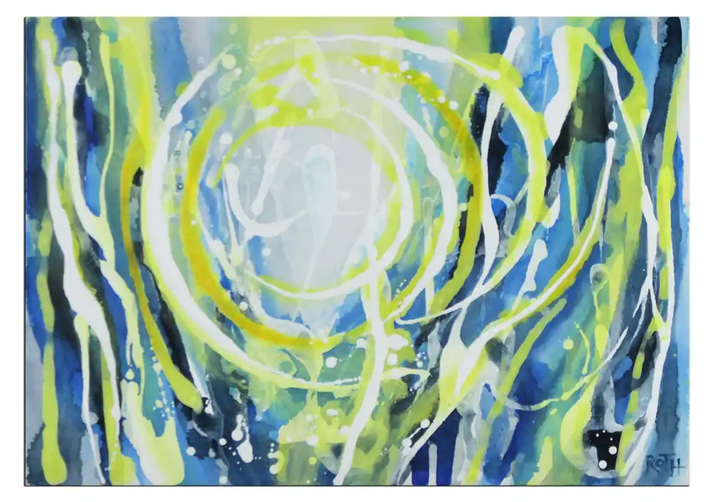 Acrylgemälde, L.Roth: "TRÄUMEREI" Sichere Zahlung