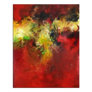 Begrenztes Angebot Abstrakte Acrylmalerei, C. Middendorf: "RED POINT II"