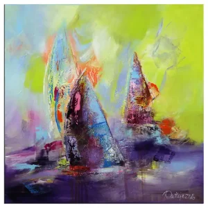Direktkauf Moderne Malerei, M. Rathje: "DREAM OF A COLOURFUL SEA"