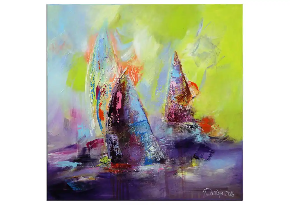 Direktkauf Moderne Malerei, M. Rathje: "DREAM OF A COLOURFUL SEA"