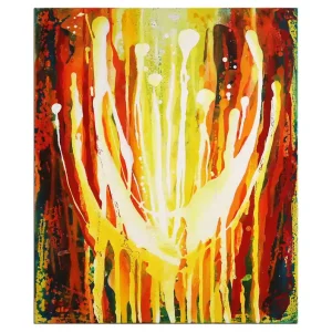 Nur Für Kurze Zeit Acrylgemälde, L.Roth: "Sunflower"