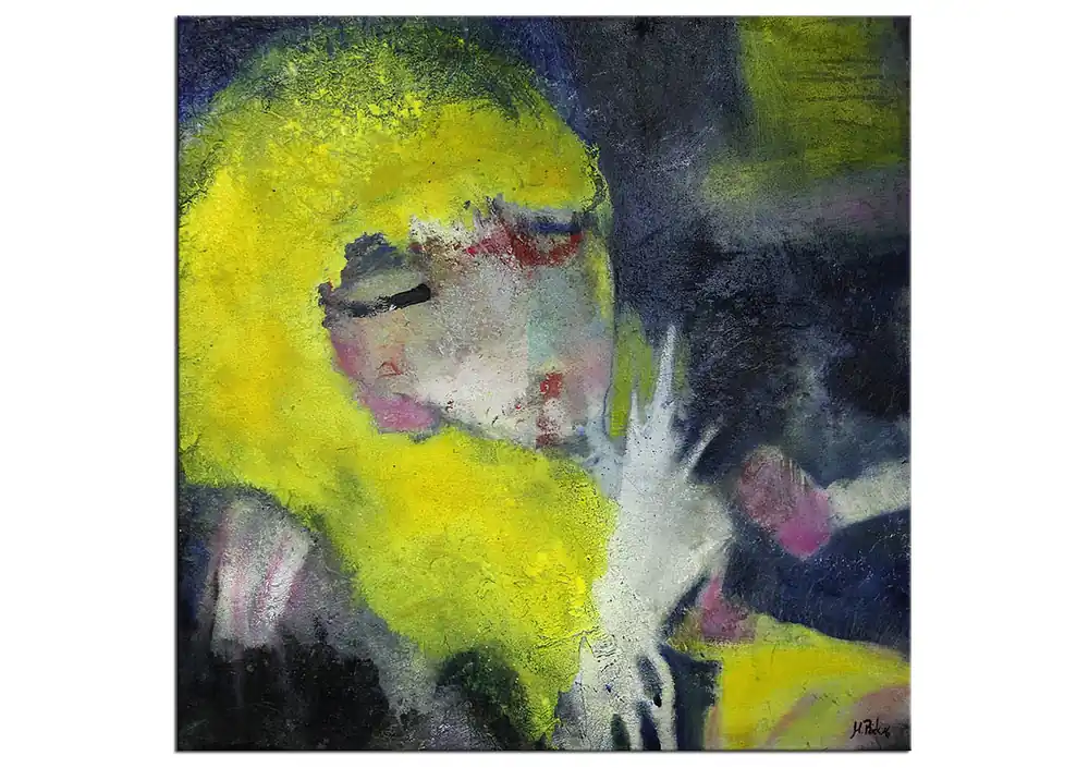 Abverkauf Acrylmalerei abstrakt, M.Rick: "LOLA"