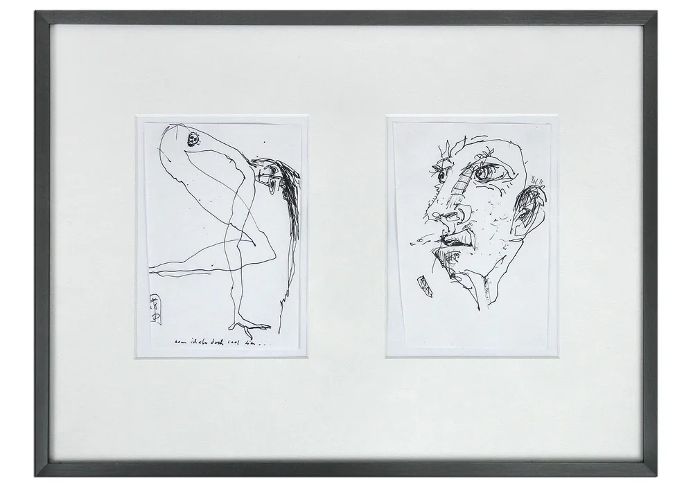 Grafik, Dirk Hille: "...COOL BI./KOPF ALTER" Sale
