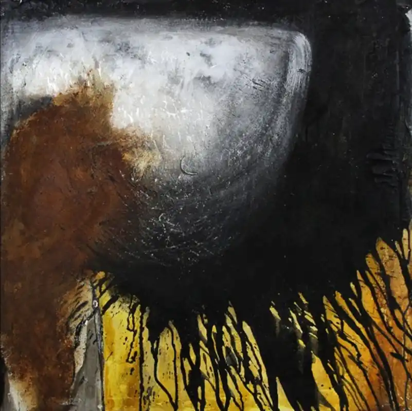 Acrylbilder abstrakt. M.Rick: "VERHALTEN" Preiswert