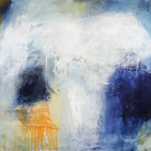 Acrylbilder abstrakt. M.Rick: "TO IMMERSE INTO V". Originalgemälde (Unikat) Nur Für Kurze Zeit