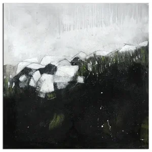 Top-Angebot Acrylbilder abstrakt, M.Rick: "WHITE FLOWER" (ri)