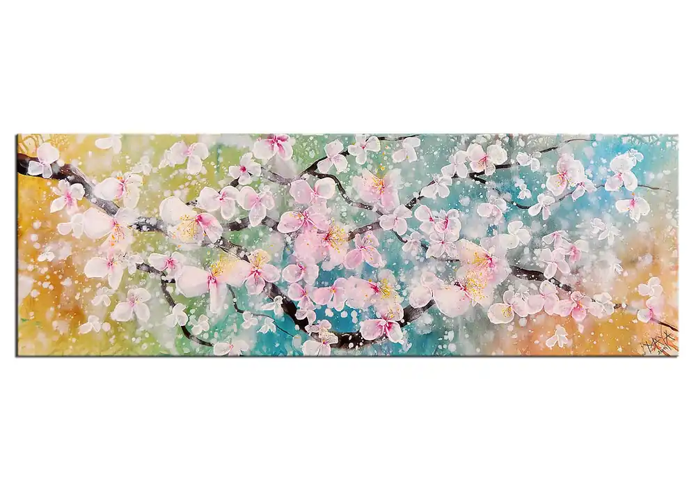 Begrenztes Angebot Acrylbilder, Maya: "BLÜTENZAUBER" (ri)