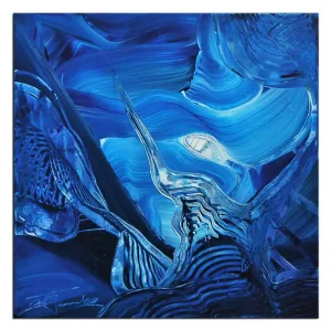 Acrylgemälde, Julio Fernandez: "FARBFORMWANDEL XIII" (ri) (E) Garantierte Lieferung