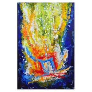 Preisreduziert Acrylgemälde, L.Roth: "AKZENT"