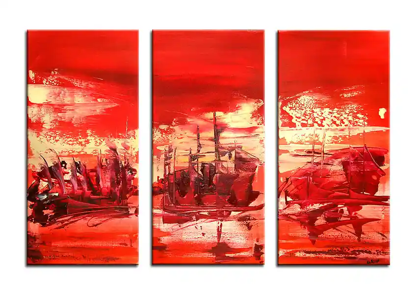 Acrylgemälde, A.Rojo: "SUMMER REGATTA" Jetzt Bestellen