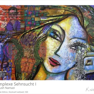 Limitierte Edition auf Papier, K. Namazi: "Komplexe Sehnsucht I", Fineartprint, Kollektion E&K Jetzt Bestellen