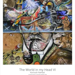 Finale Aktion Limitierte Edition auf Papier, K. Namazi: "The World in my Head VI", Fineartprint, Kollektion E&K