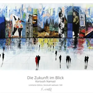Limitierte Edition auf Papier, K. Namazi: "Die Zukunft im Blick", Fineartprint, Kollektion E&K Meistverkauft