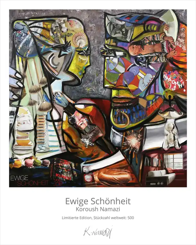 Beliebt Limitierte Edition auf Papier, K. Namazi: "Ewige Schönheit", Fineartprint, Kollektion E&K