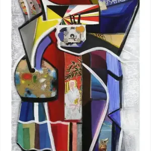 Finale Aktion Limitierte Edition auf Papier, K. Namazi: "Colourful Love", Fineartprint, Kollektion E&K