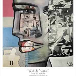 Limitierte Edition auf Papier, K. Namazi: "War & Peace", Fineartprint Super-Preis