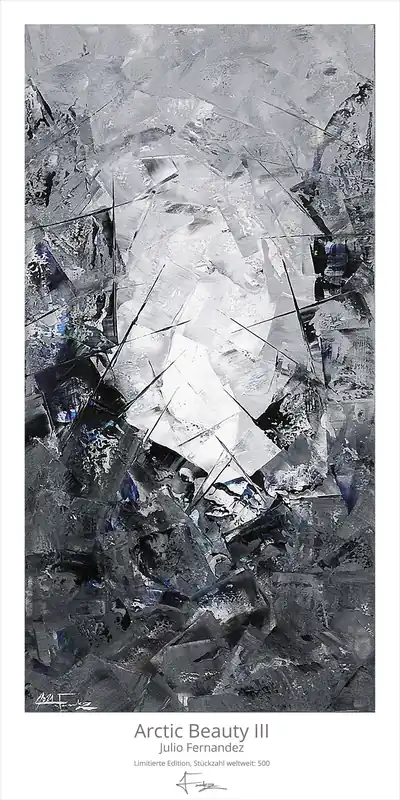 Direktkauf Limitierte Edition auf Papier, J. Fernandez "Arctic Beauty III", Fineartprint, Kollektion E&K