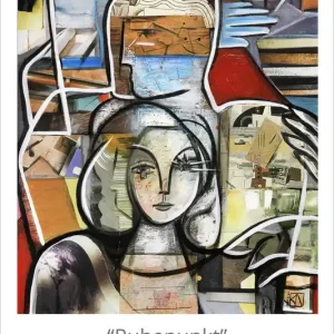 Kostenfreie Lieferung Limitierte Edition auf Papier, K. Namazi: "Ruhepunkt", Fineartprint