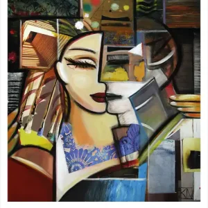 Preis Gesenkt Limitierte Edition auf Papier, K. Namazi: "Romantische Geometrie", Fineartprint, Kollektion E&K