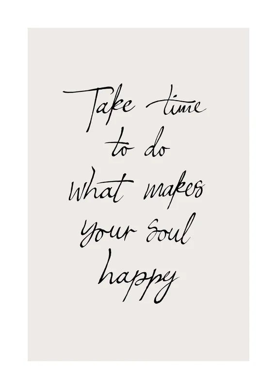 Happy Soul Poster Solange Der Vorrat Reicht
