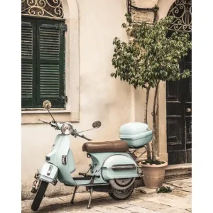 Nur Für Kurze Zeit Italy Vespa Poster