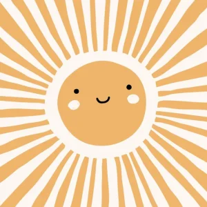 Smiling Sun Poster Super-Preis