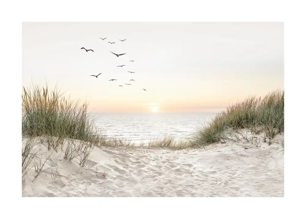 Abverkauf Strandlandschaft Poster