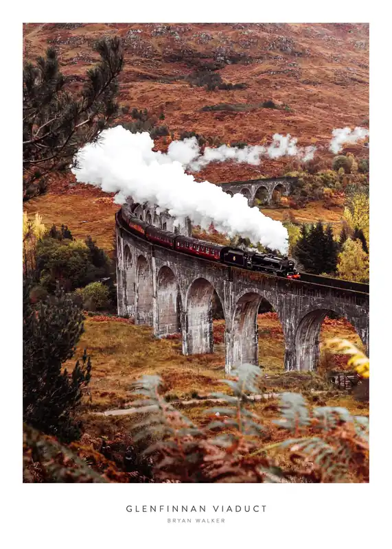 Aktuell Glenfinnan Viadukt Poster
