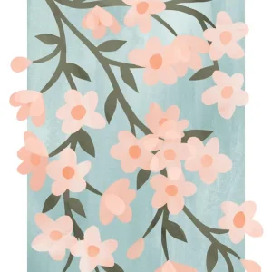 Abstraktes Kirschblüten Poster Saisonangebot