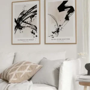 Abstrakte Kunst Postersets Expressversand