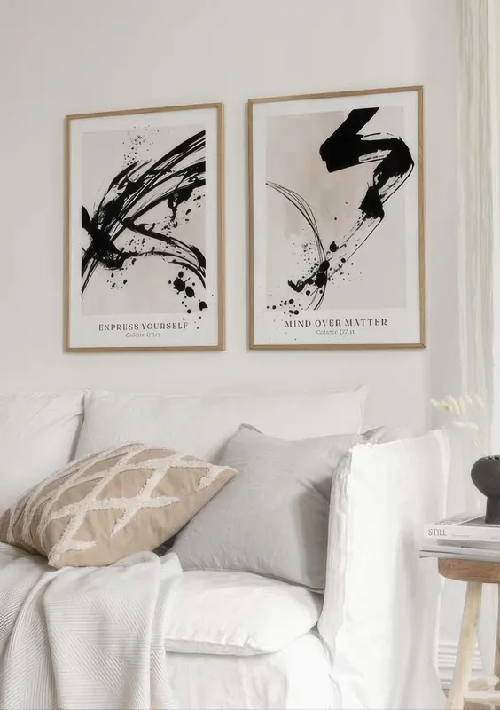 Abstrakte Kunst Postersets Expressversand